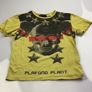 Premmy men’s T-shirt yellow/black/red size L
